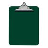 Better Office Products Plastic Clipboards, Durable, 12.5 x 9 Inch, Standard Metal Clip, Green, 12PK 45118